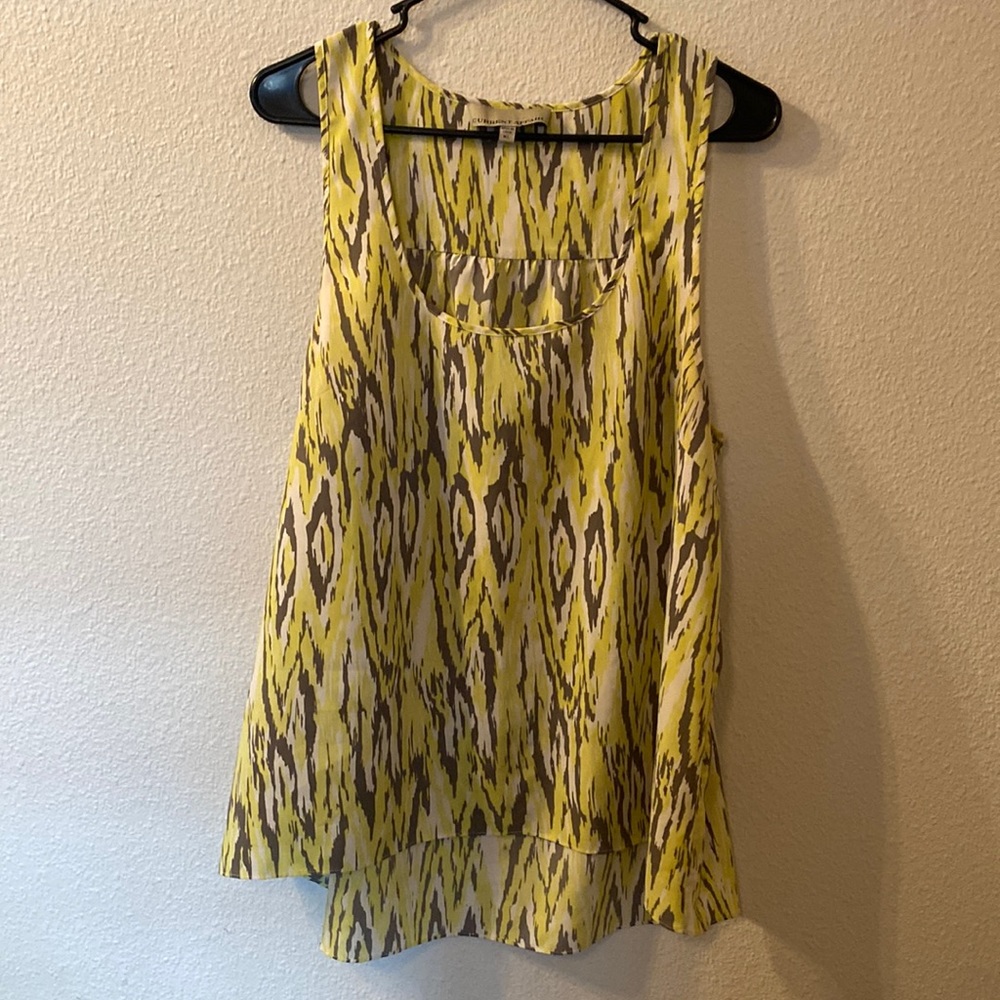 Current Affair abstract tank top size XL